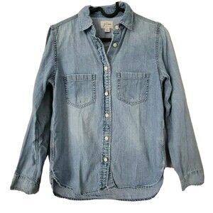 J. Crew Denim Button Down Shirt